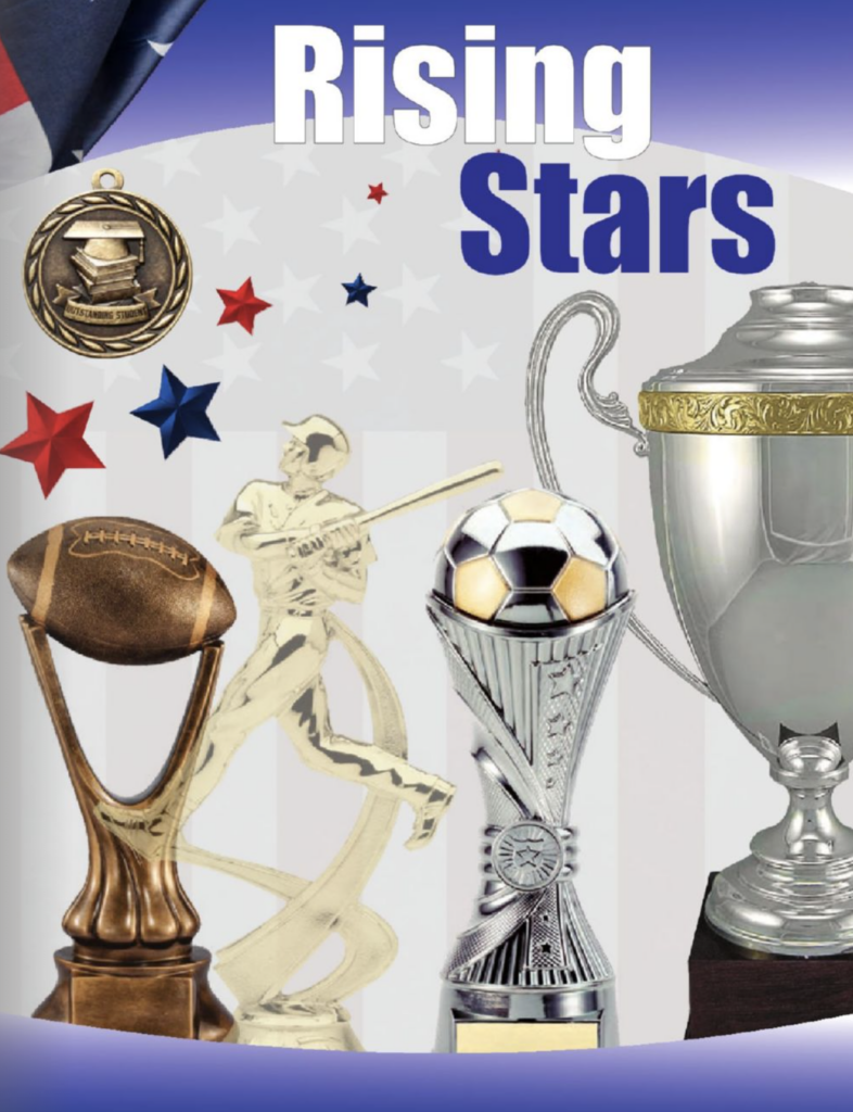 2025 Rising Stars Catalog of trophies and awards